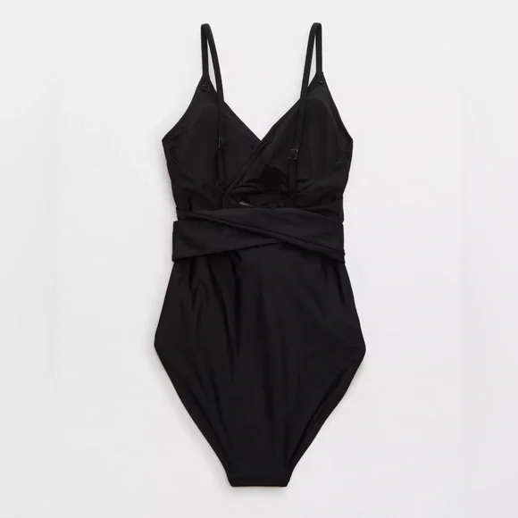 NWT Aerie Wrap Around Full Coverage One Piece Swimsuit - Picture 7 of 9